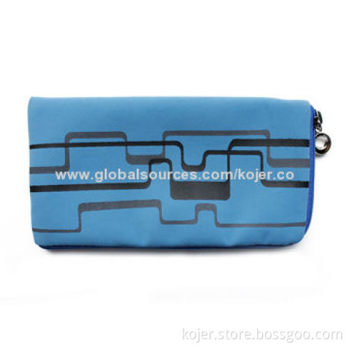 Zipper Bag, Made of Velvet Material with Zipper Slider and Lanyard, Ideal for Apple's iPhone 4